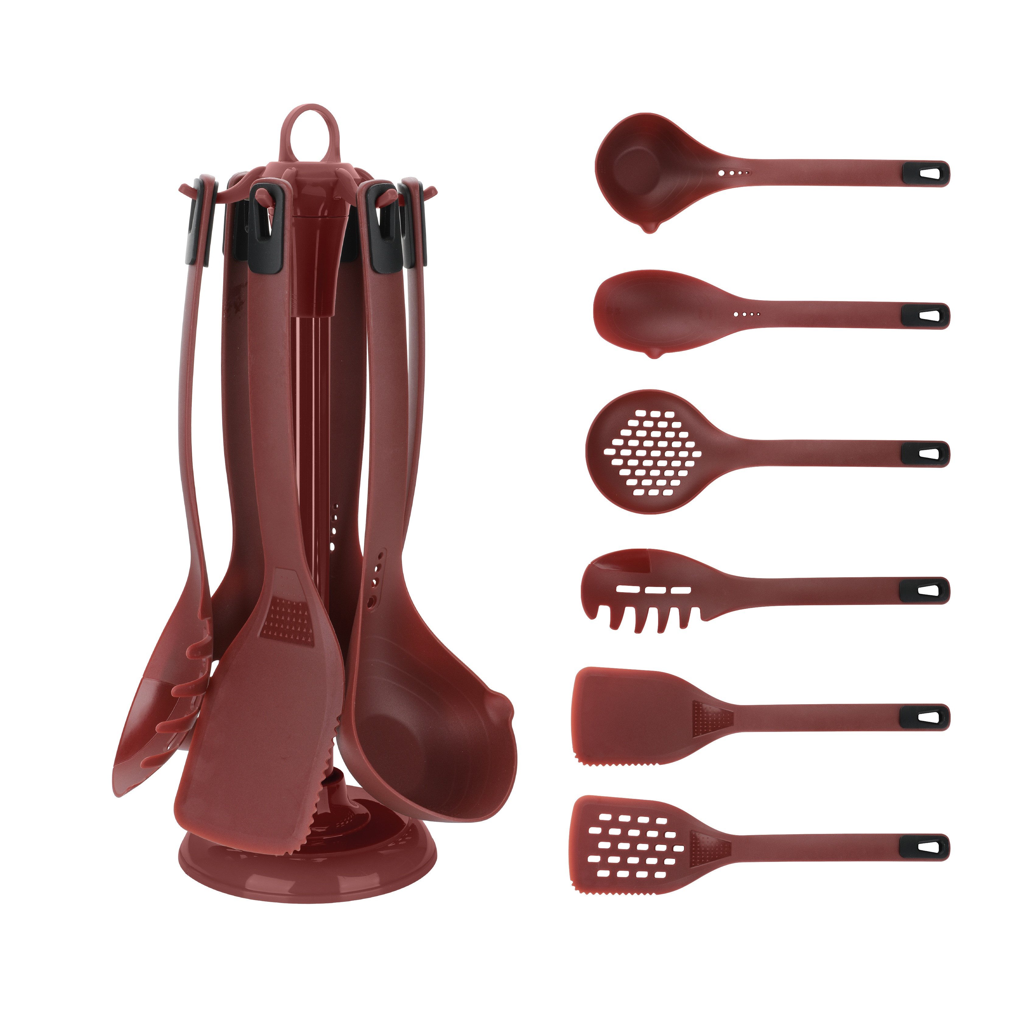 Cheffinger Kochbesteck-Set 7-teilig - hitzebeständig & pflegeleicht (7-tlg)