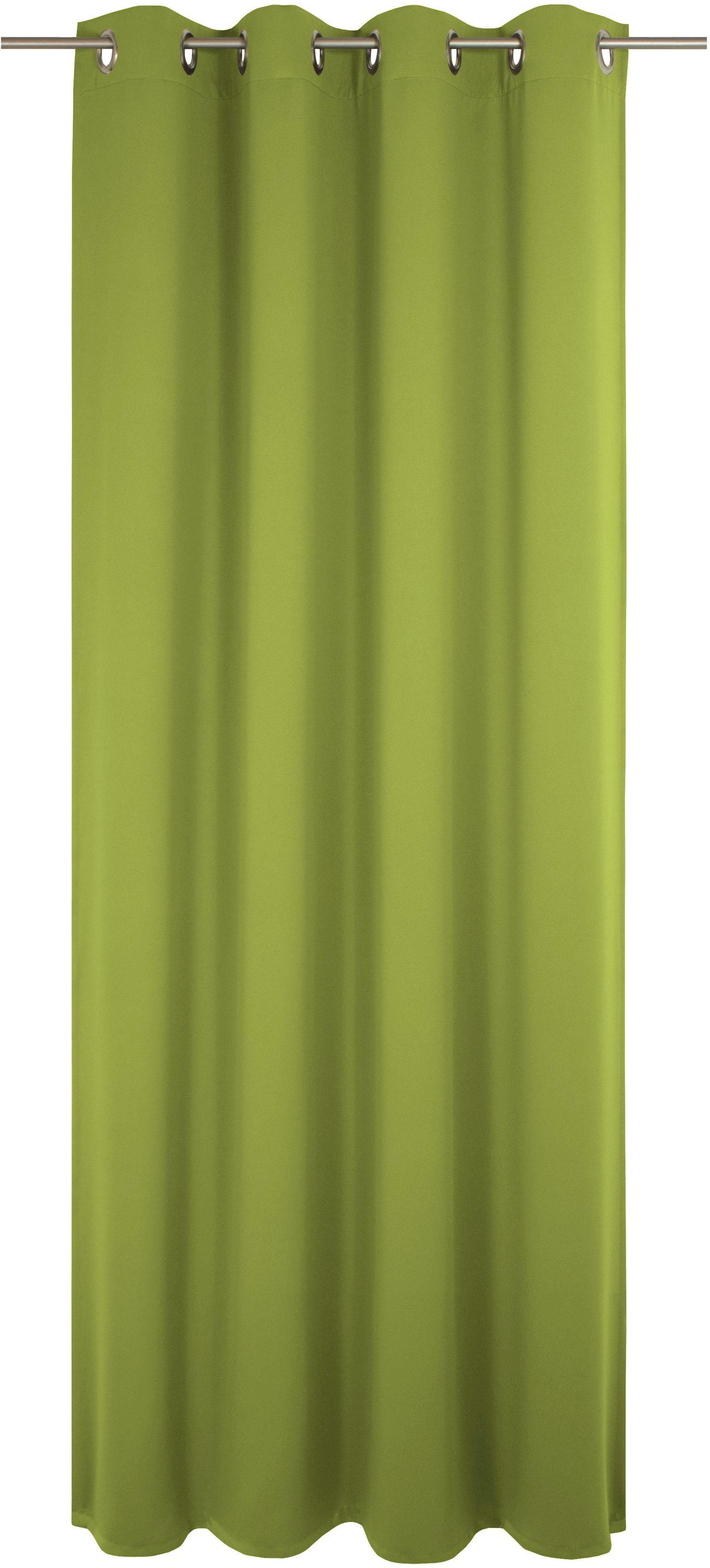 grün Newbury, Wirth, Jacquard Ösen Vorhang (1 St), blickdicht,