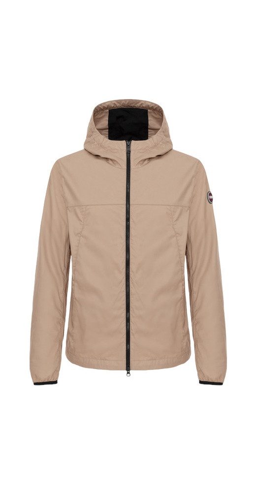 Colmar Allwetterjacke Übergangansjacke Fibers (aus Baumwolle, mit Kapuze) beige/braun Herren