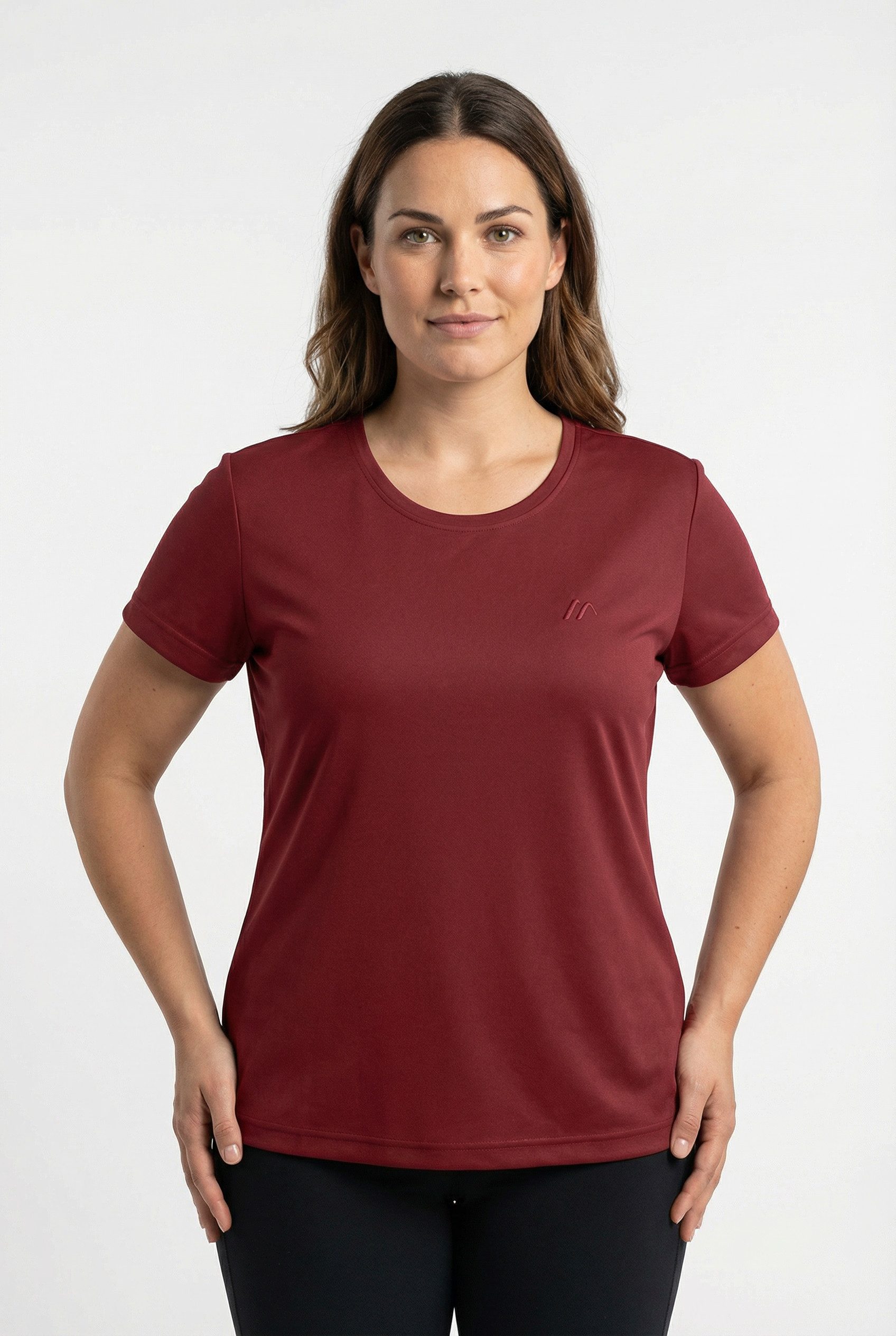 Maier Sports T-Shirt Da-Shirt 1/2 Arm Waltraud H/S für sportliche Aktivitäten geeignet, mit 1/2-Arm