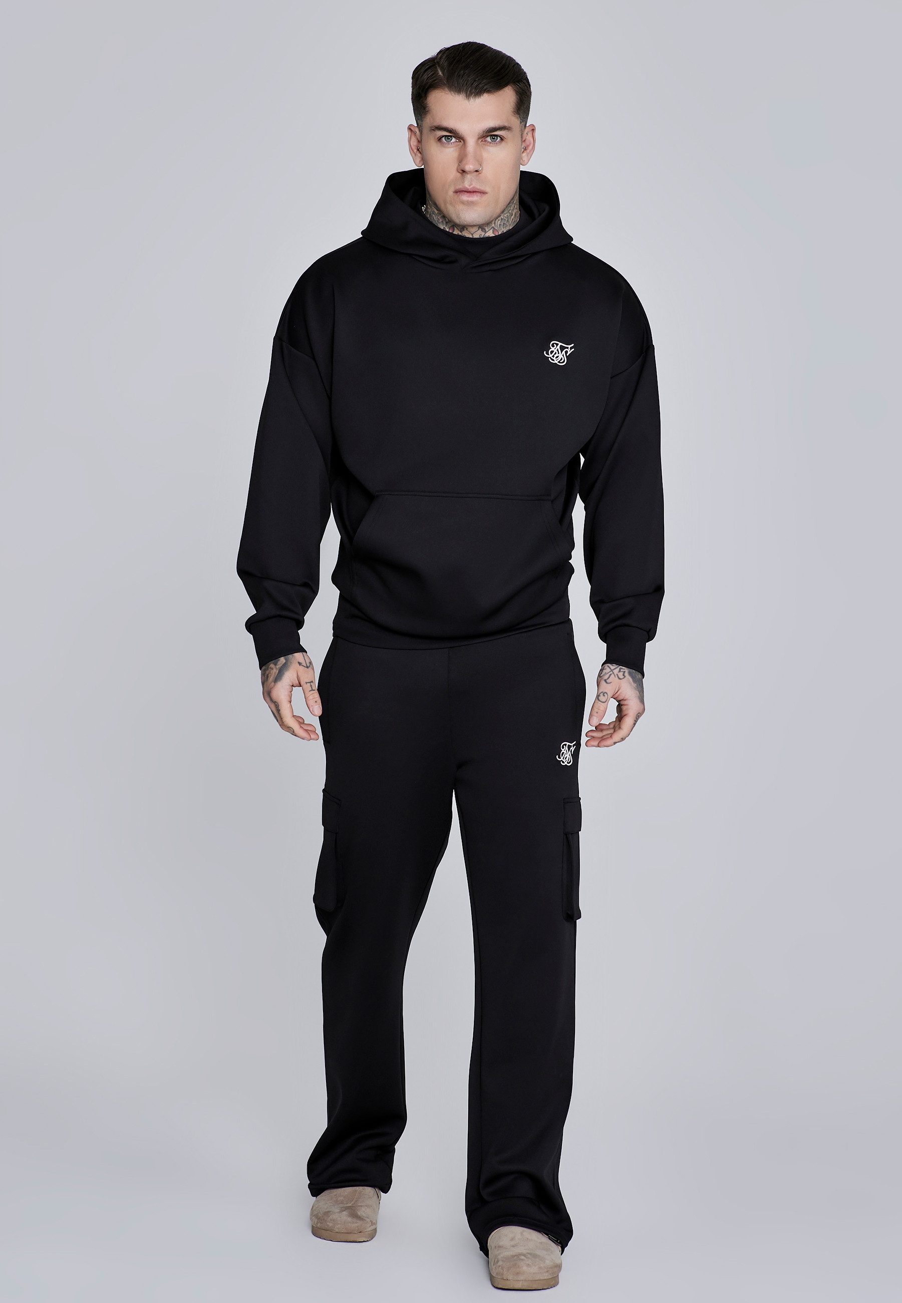 Siksilk Hoodie SikSilk Herren Essentials Poly Hoodie