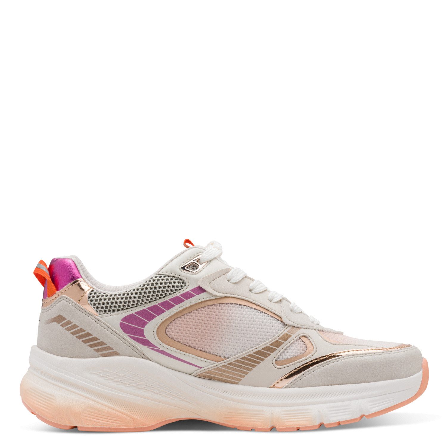 Tamaris Plateausneaker, Freizeitschuh, Halbschuh, Schnürschuh in farbenfrohen Design