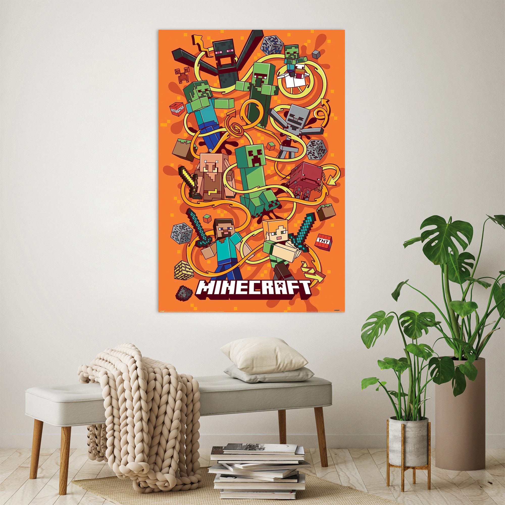 PYRAMID Poster Minecraft Poster Funtage Montage 61 x 91,5 cm