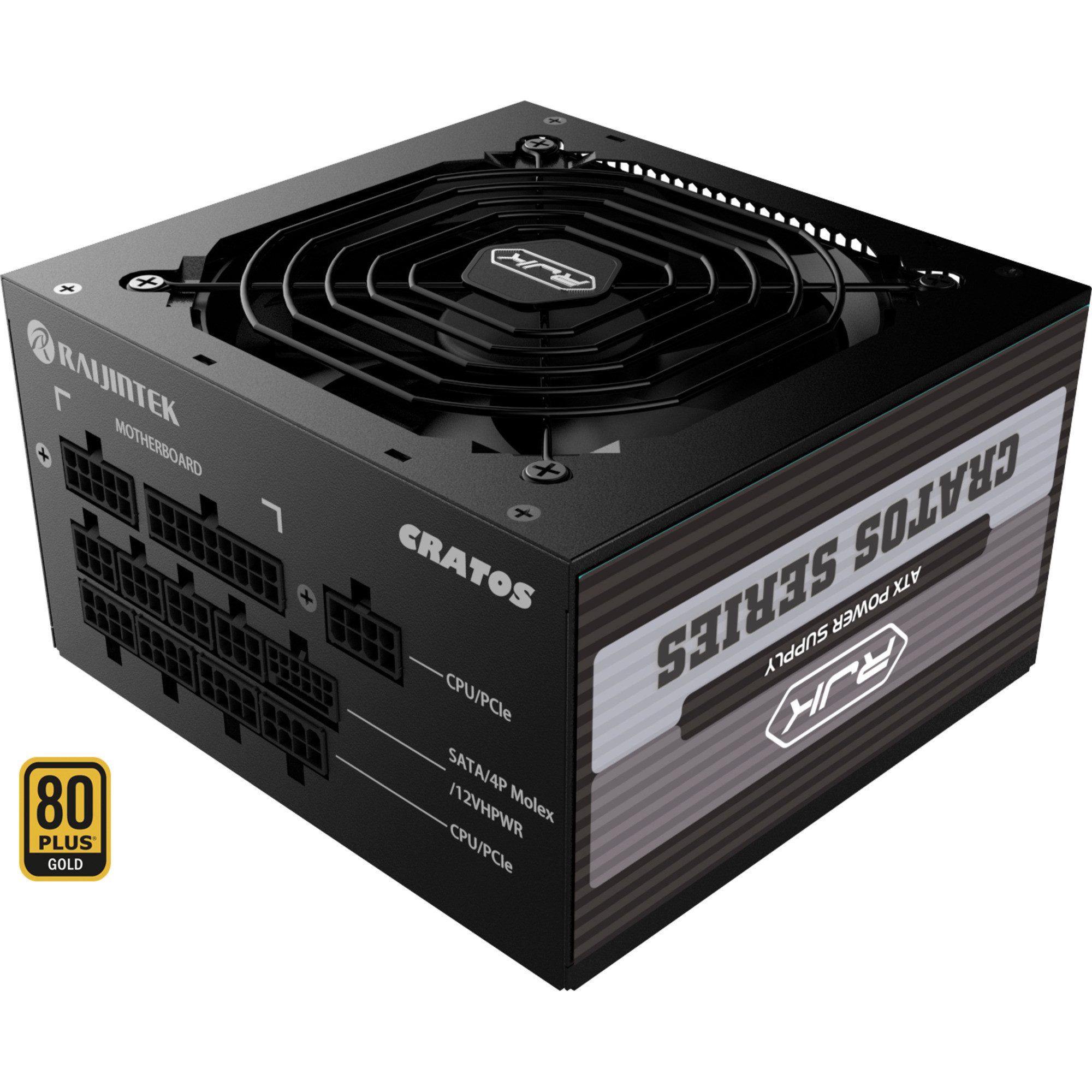 raijintek RAIJINTEK CRATOS 850 BLACK, PC-Netzteil, PC-Netzteil (80 PLUS Gold)