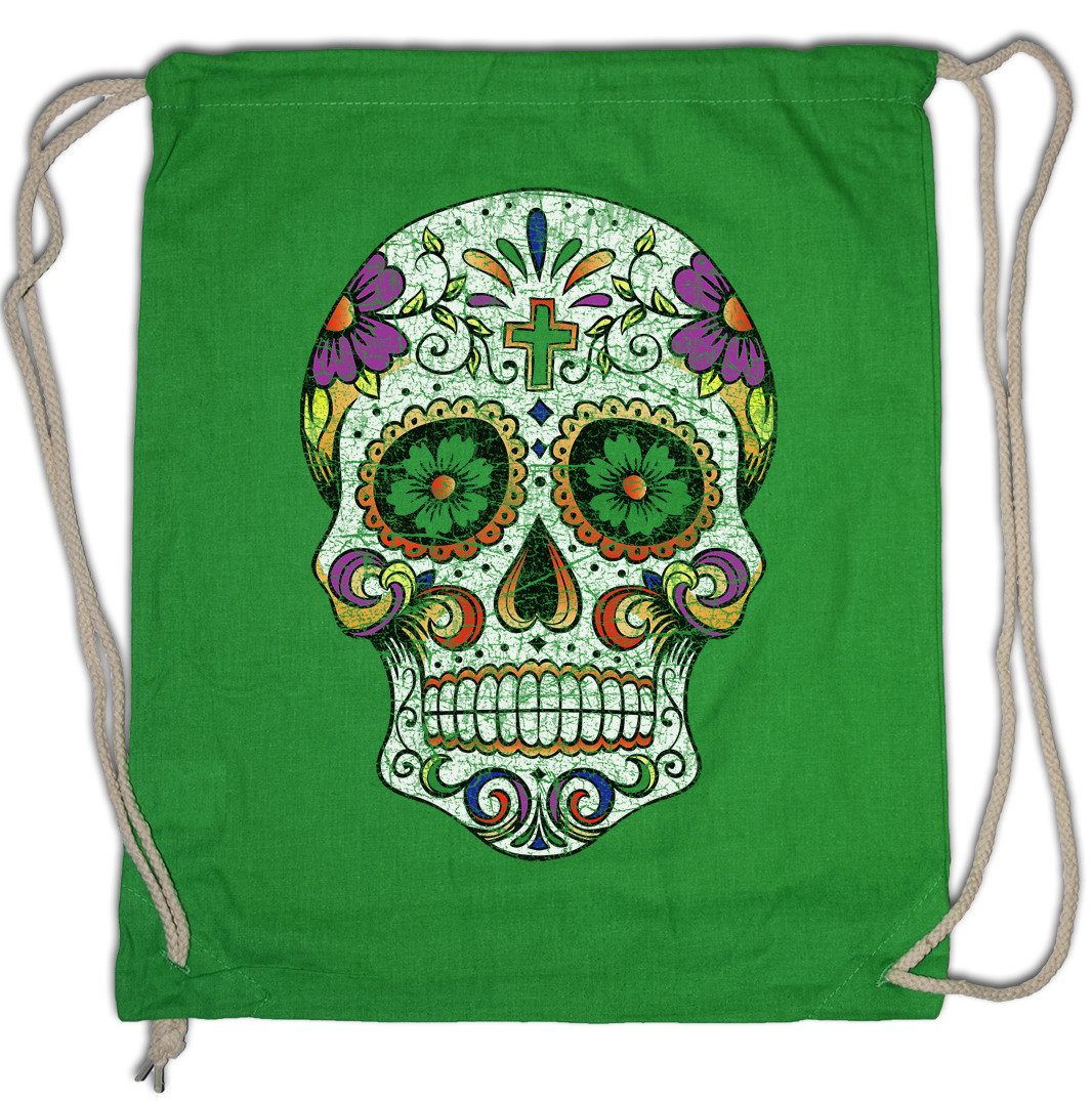 Urban Backwoods Turnbeutel Mexican Skull III Turnbeutel Schädel Totenschädel Totenkopf Mexiko (1-tlg), Mexico Sugar Calavera Tattoo