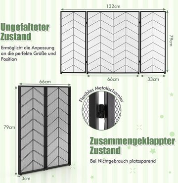 KOMFOTTEU Funkenschutzgitter Funkenschutz, mit Muster, 132 x 79 cm