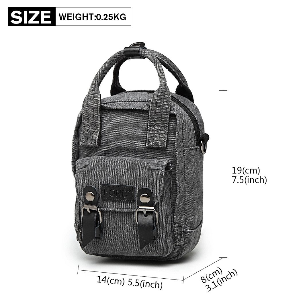KONO Minirucksack Damen/Herrn Leichter Schulterrucksack (19x14x8 cm) günstig online kaufen