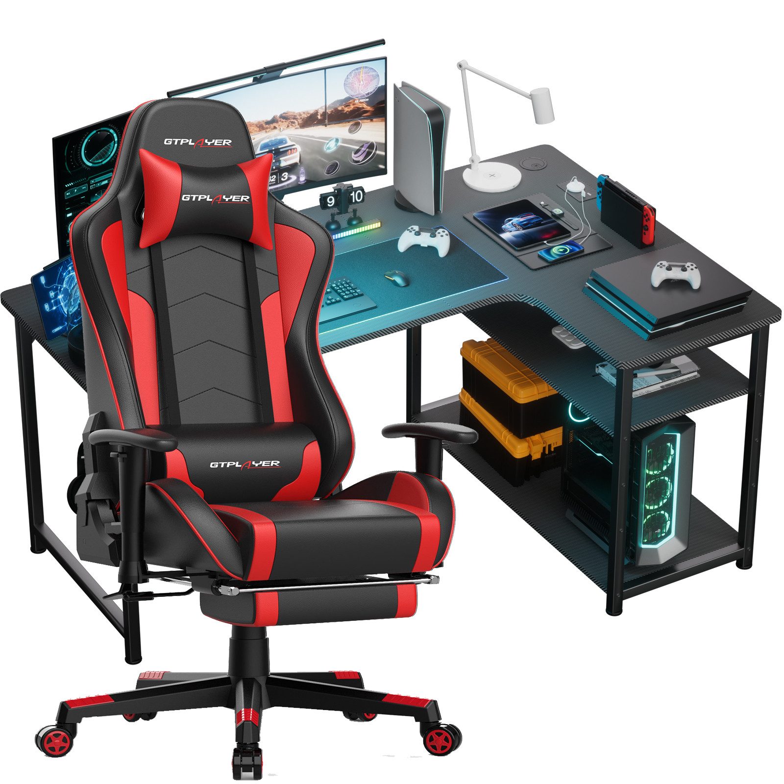 GTPLAYER Gamingtisch Gaming Tisch + Gaming günstig online kaufen