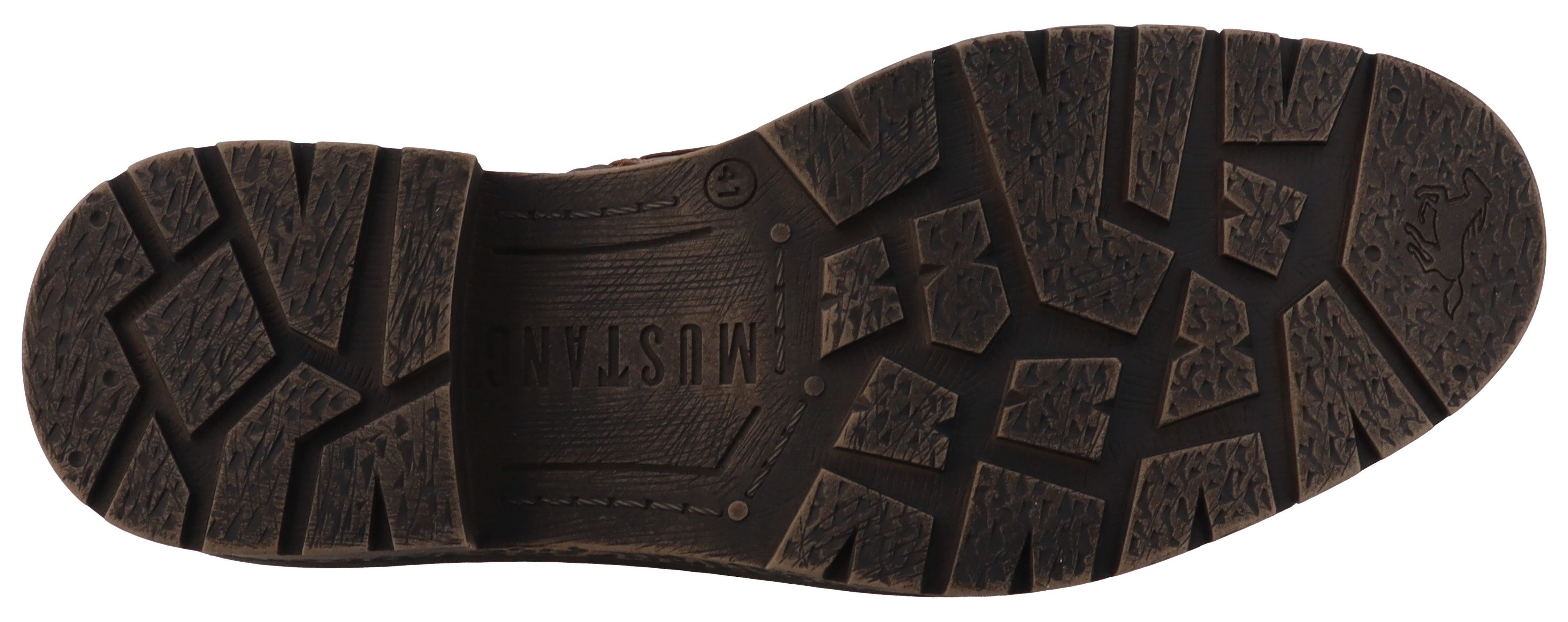 Mustang Shoes Midor Winterstiefelette Schnürstiefel, Winterstiefel mit Warmfutter