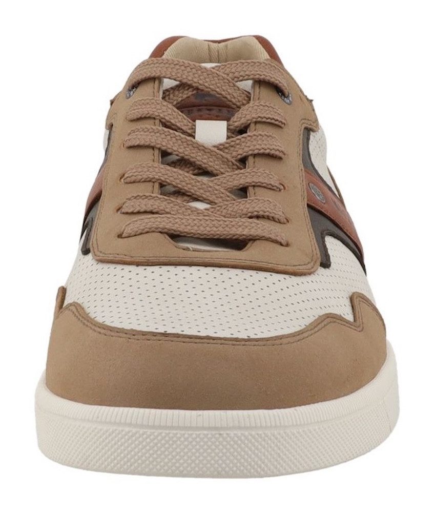 Mustang Shoes Romeo Sneaker Schnürschuh, Halbschuh, Freizeitschuh mit modischen Kontrastbesätzen