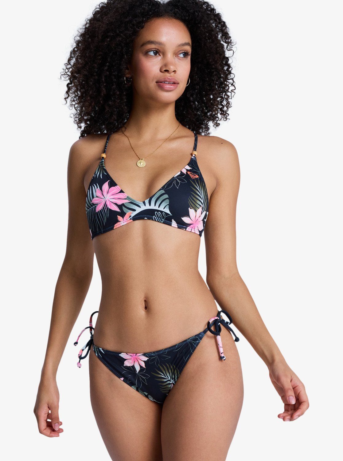 Roxy Triangel-Bikini PARADISE FLEUR ATHLETIC CHEEKY (2-St) sportlicher Stil, bequeme Passform