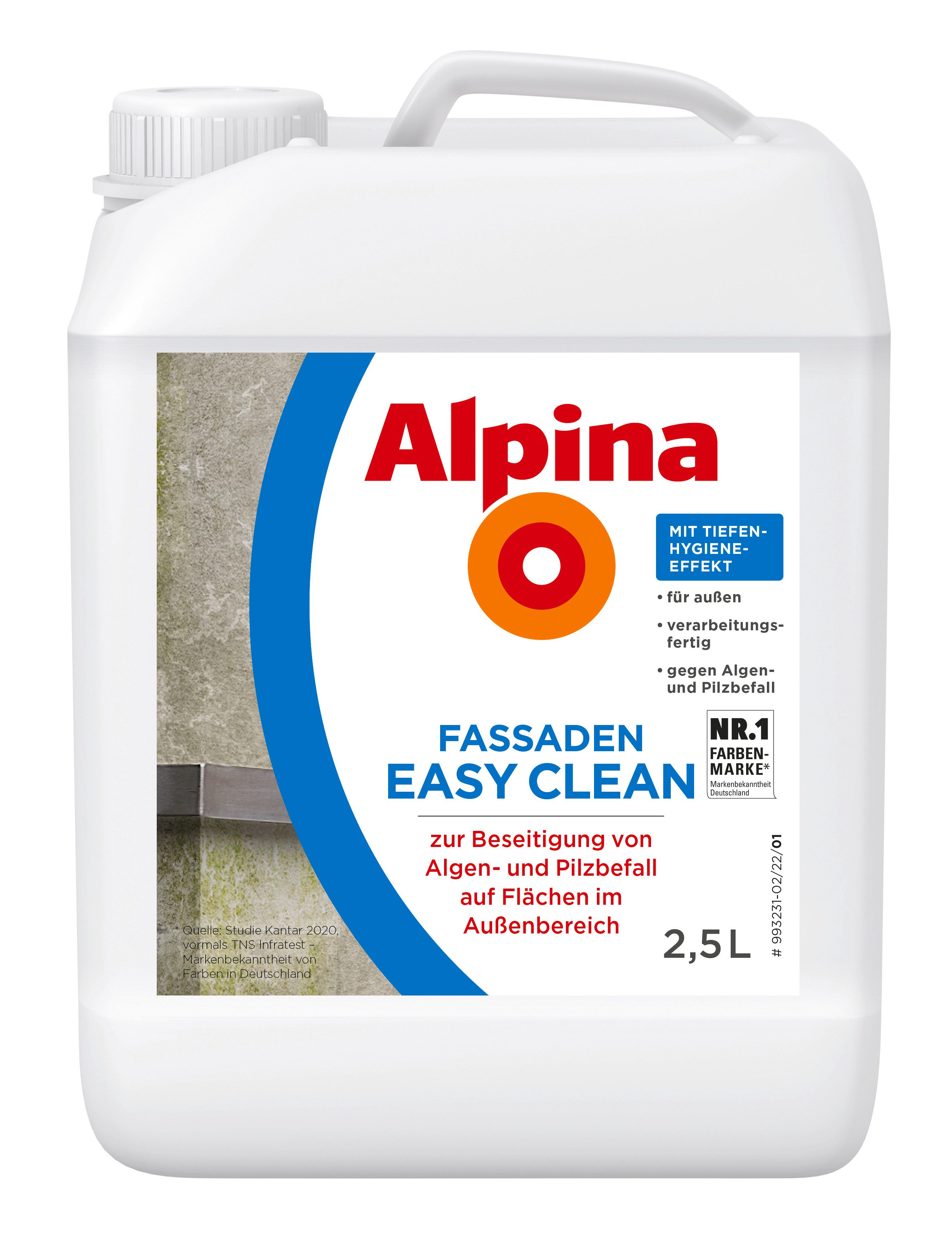 Grundierfarbe Fassaden Easy Clean 2,5 Liter