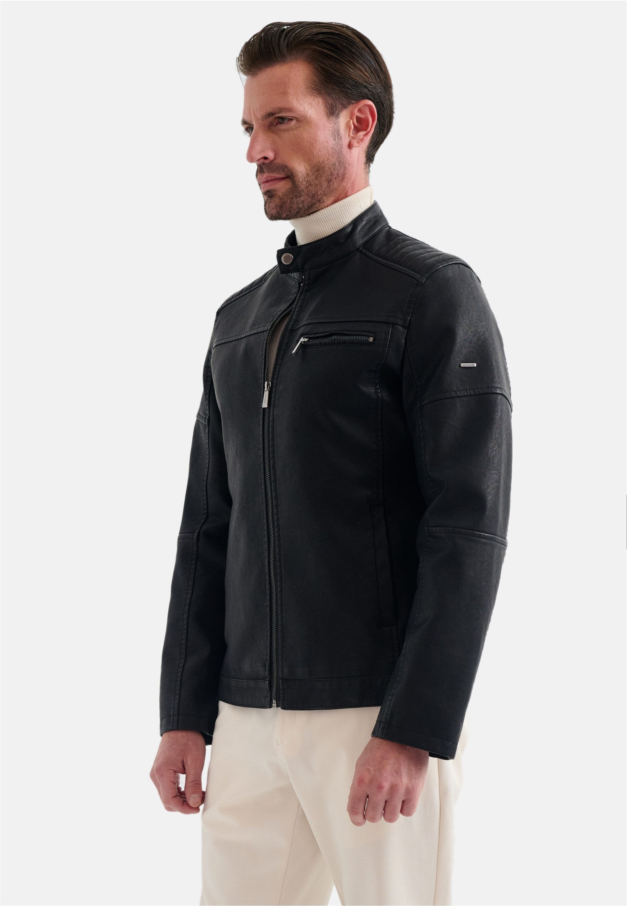 Pierre Cardin Lederjacke aus Kunstleder