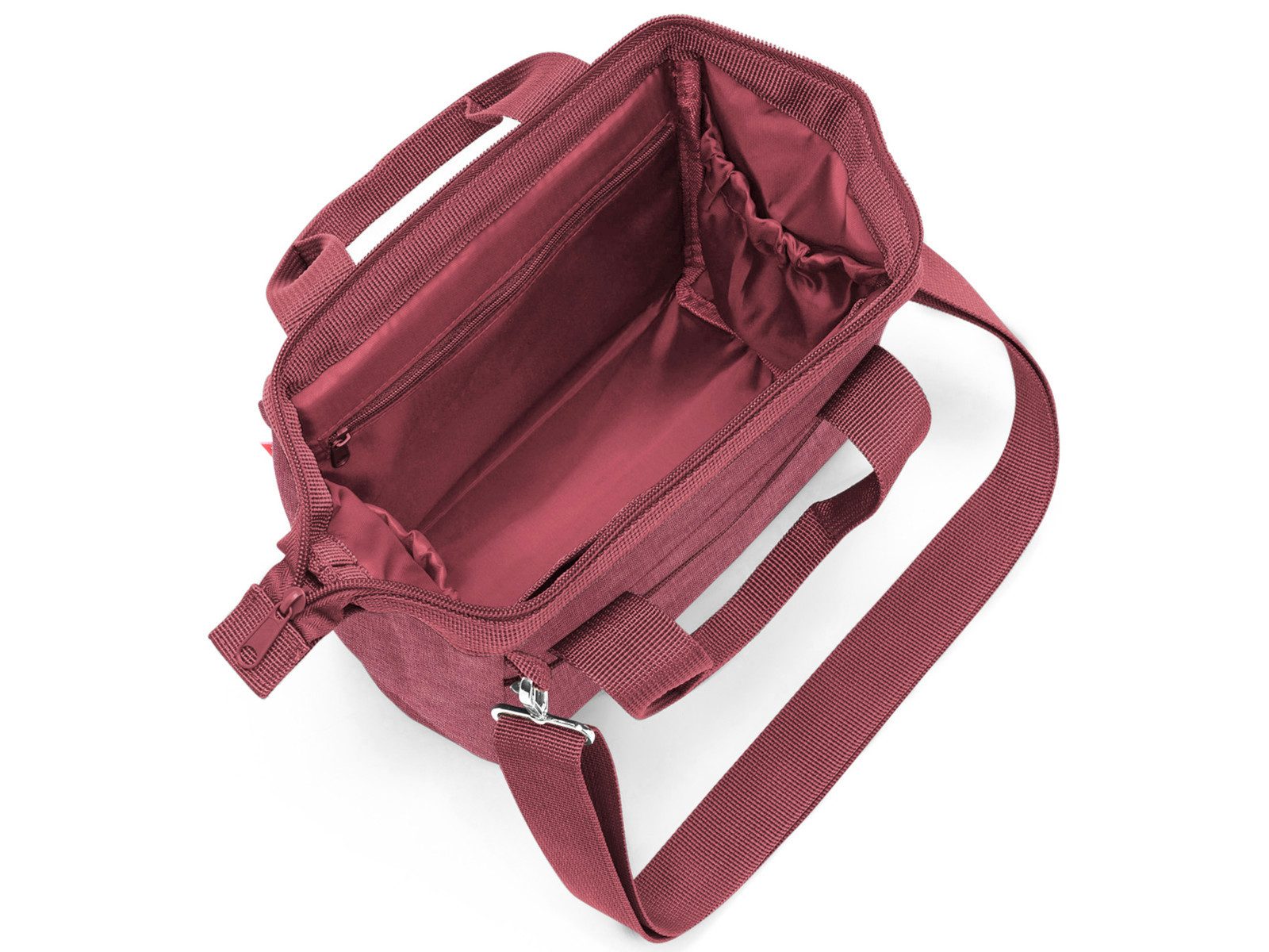 REISENTHEL® Umhängetasche allrounder cross twist maroon