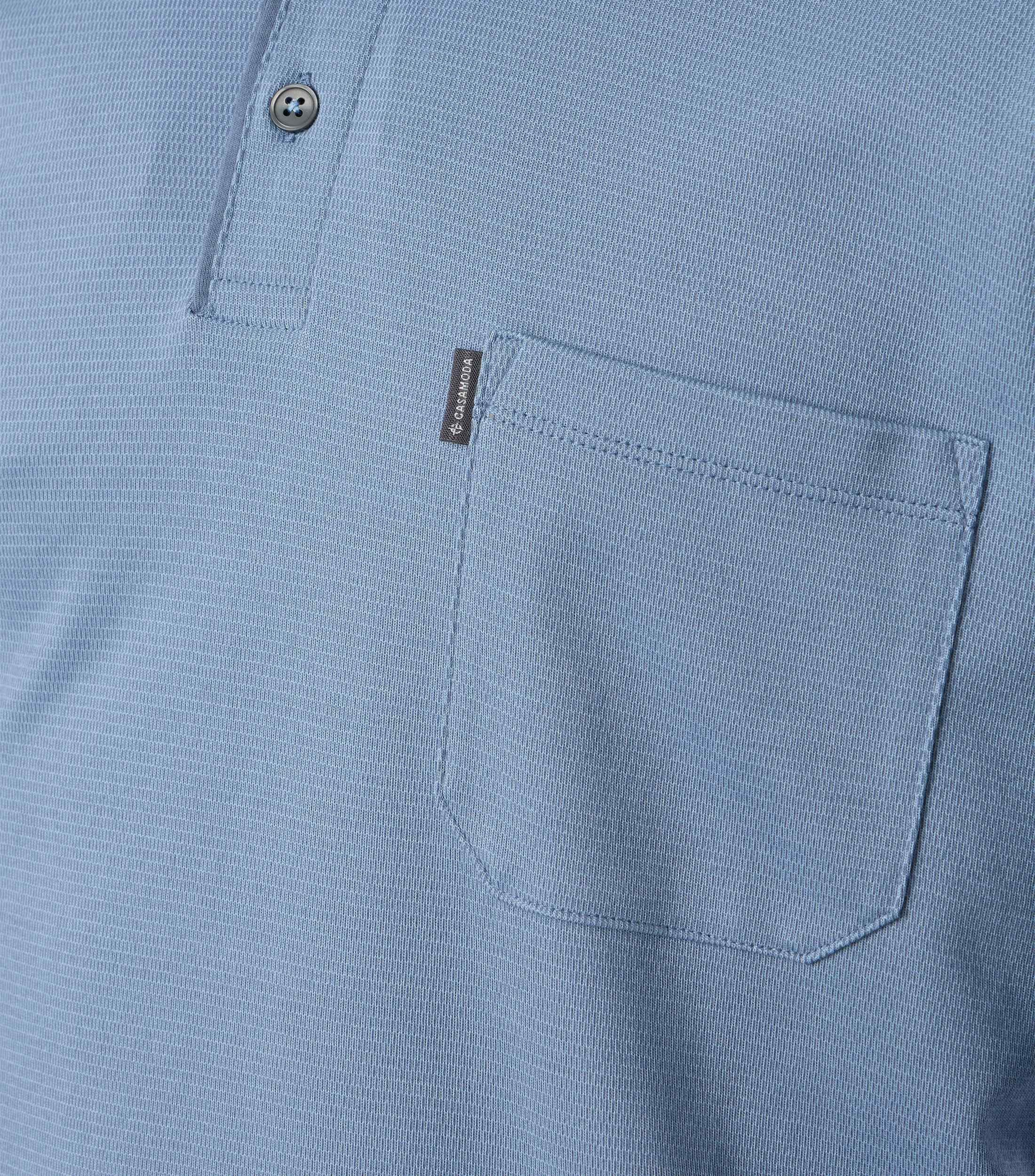 CASAMODA Langarm-Poloshirt CASAMODA Polo-Shirt Langarm uni