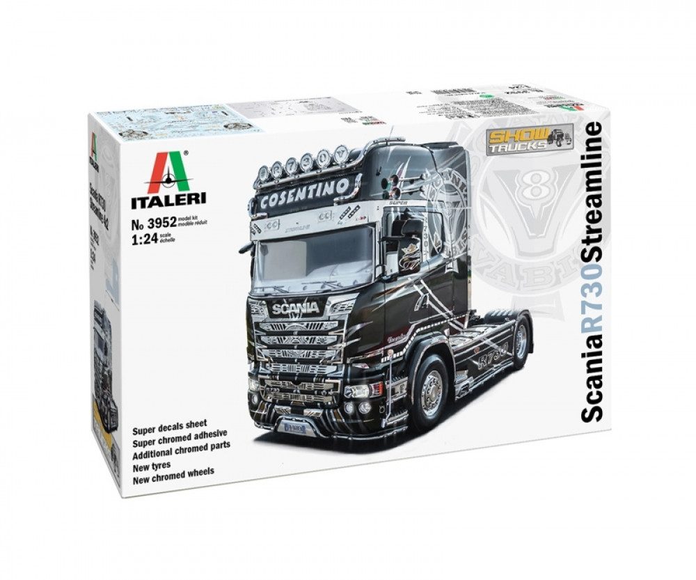 Italeri Modellbausatz Italeri 1:24 SCANIA R730 Streamline S Plastik Modellbau Baukasten