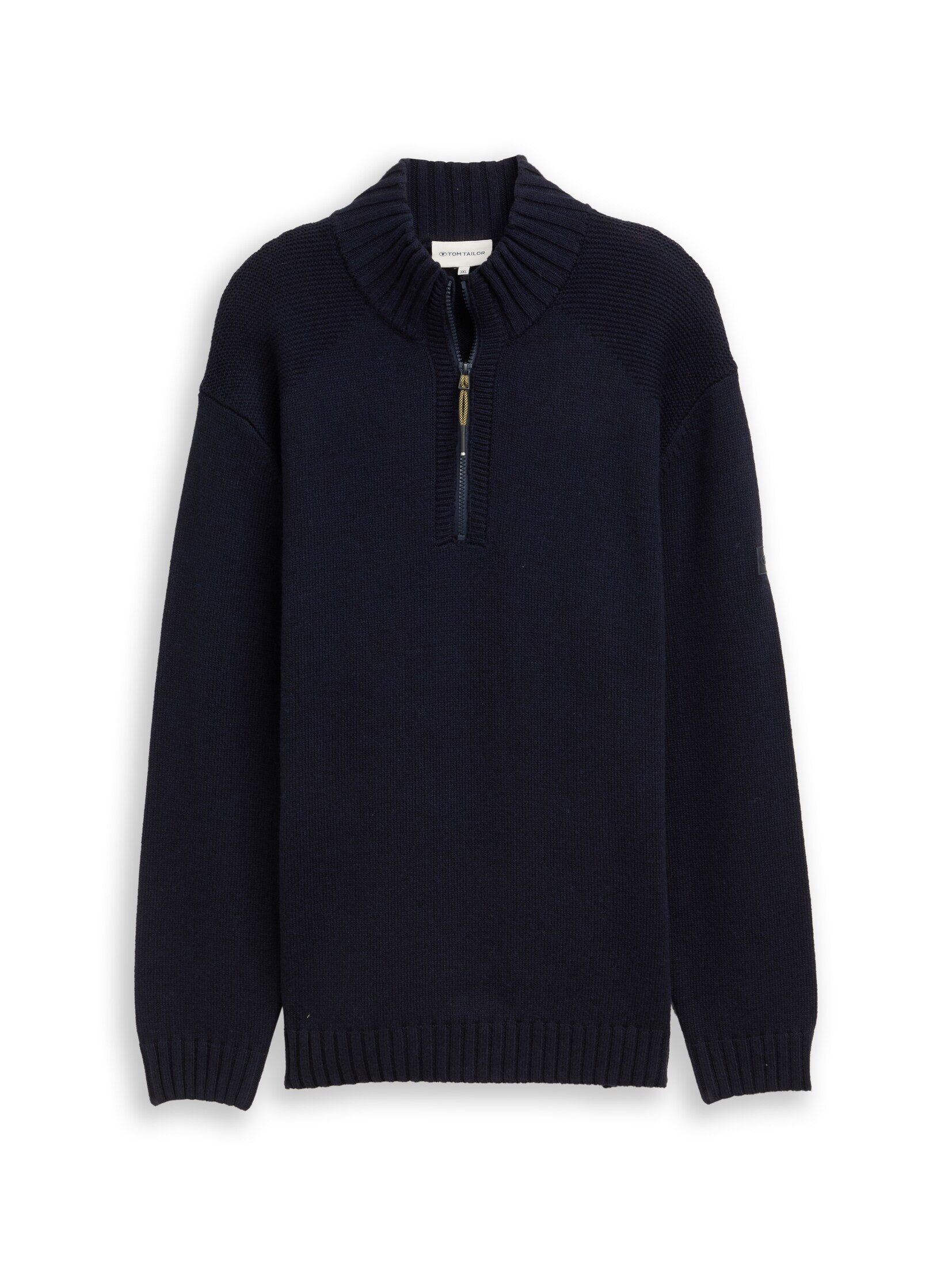 TOM TAILOR PLUS Strickpullover Pullover & Strickjacken Plus Size - Troyer S günstig online kaufen