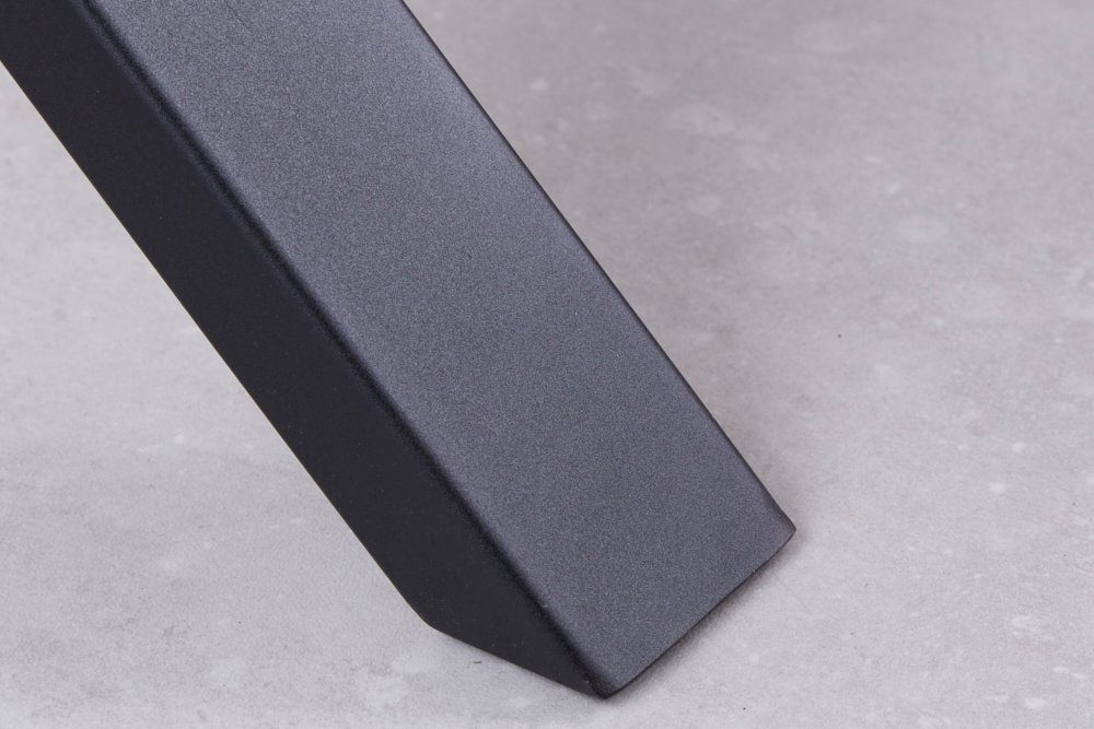 riess-ambiente Esstisch schwarz · Metall 180cm Eichen-Optik Holzwerkstoff Industrial / · · LOFT (Einzelartikel, · 1-St), X-Gestell natur