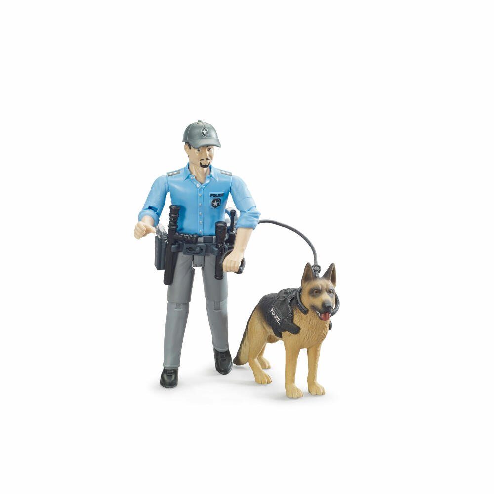 Bruder® Spielfigur bworld Polizist mit Hund