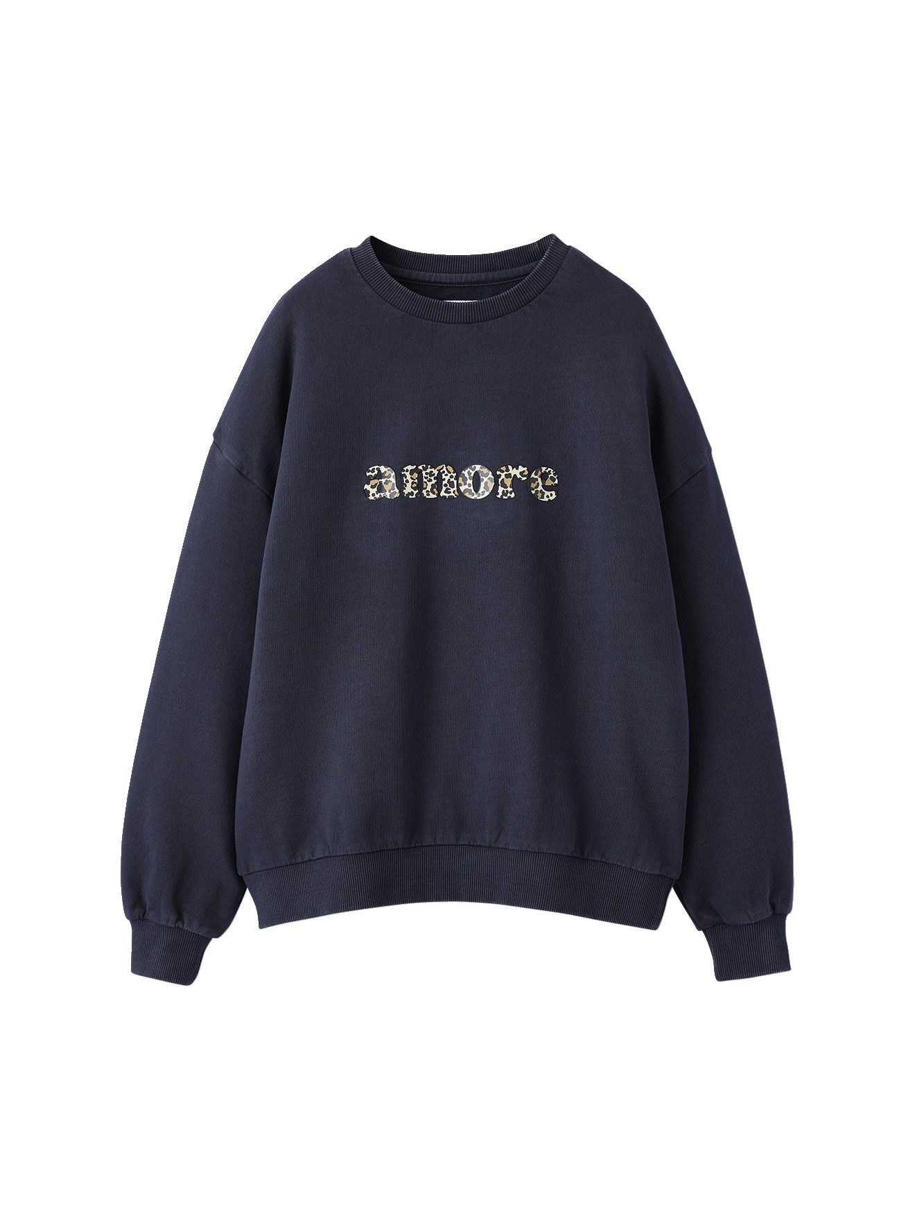 jonen Sweatjacke Mädchen Oversized-Sweatshirt mit Leo-Print