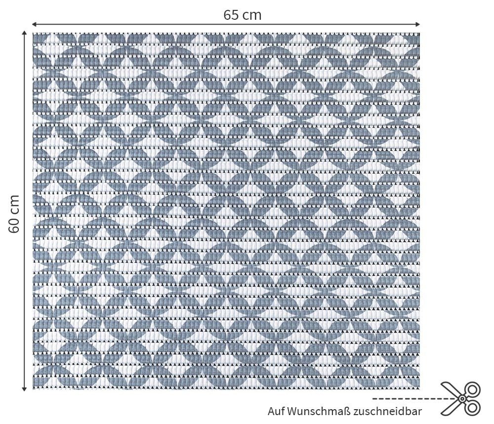 matches21 HOME & HOBBY Antirutschmatte Waschmaschinenauflage weiß 65 x 60  cm rutschfest