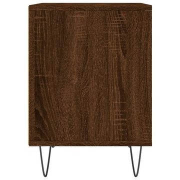 vidaXL Nachttisch Nachttisch Braun Eichen-Optik 40x35x50 cm Holzwerkstoff