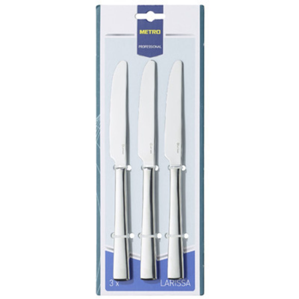METRO Geschirr-Set Menümesser Larissa - Chromstahl 13/0 12 Stück.