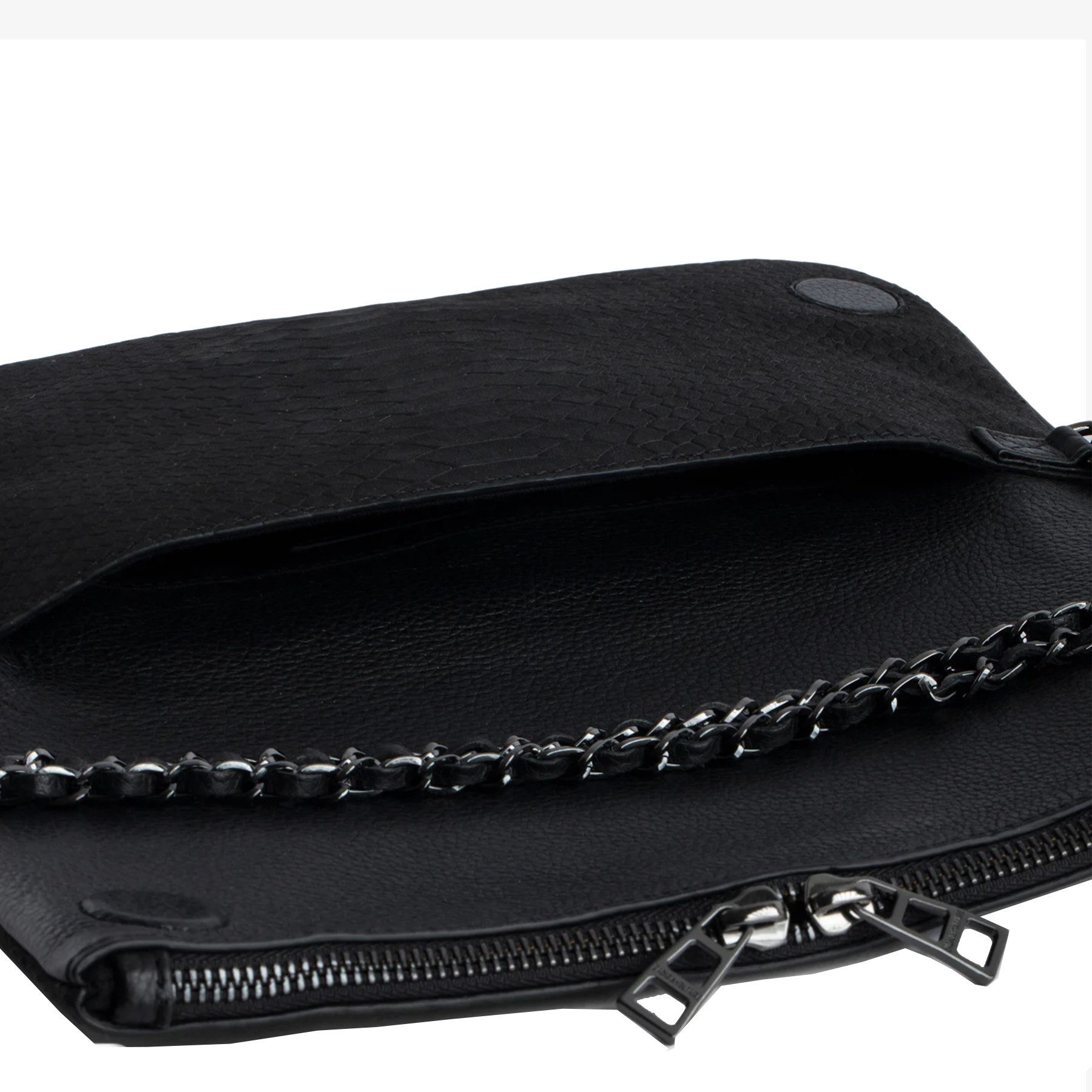 ZADIG & VOLTAIRE Umhängetasche ZADIG&VOLTAIRE Tasche ROCK SOFT SAVAGE aus Leder - Schwarz