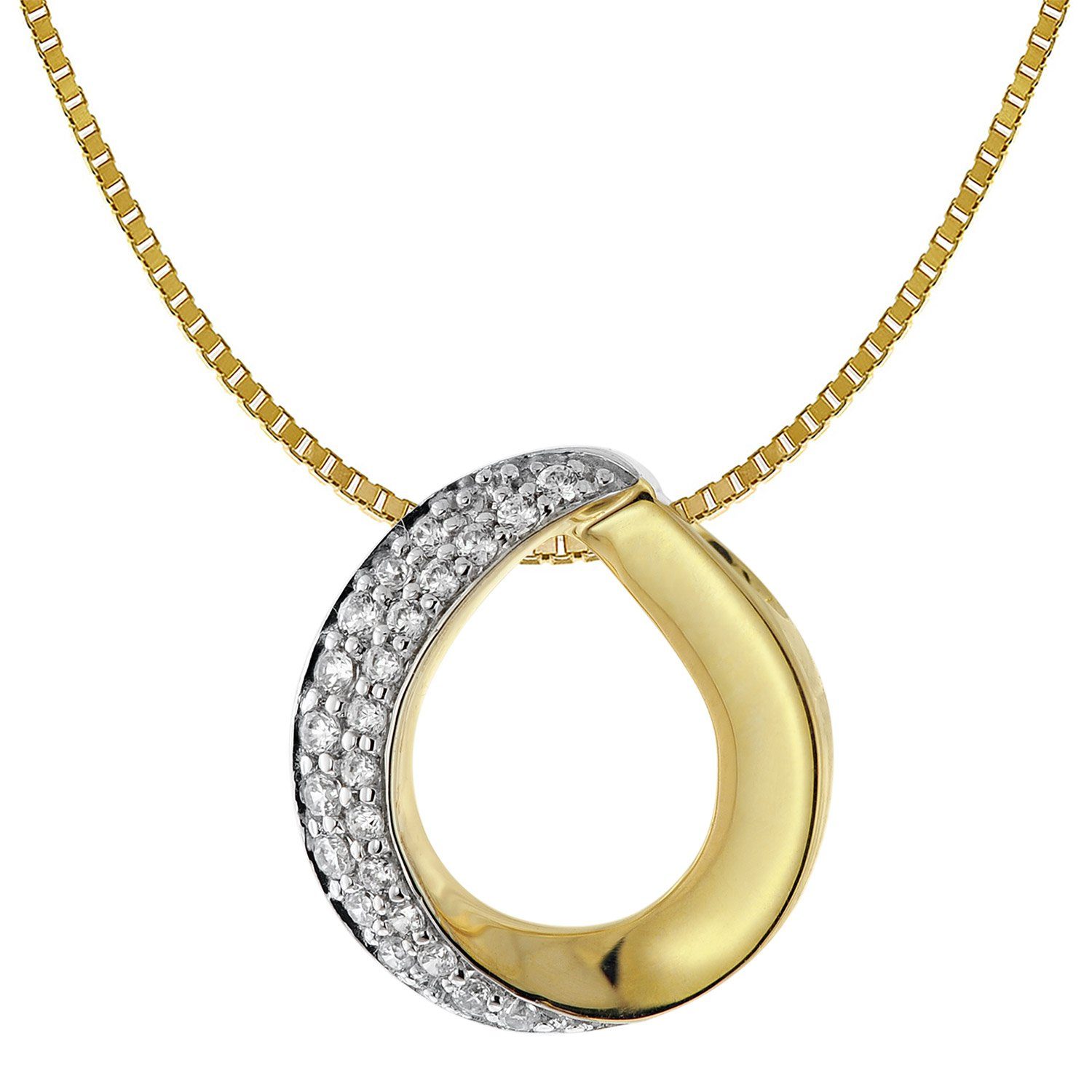 Acalee Kette mit Anhänger mit Anhänger 333 / 8K Gold