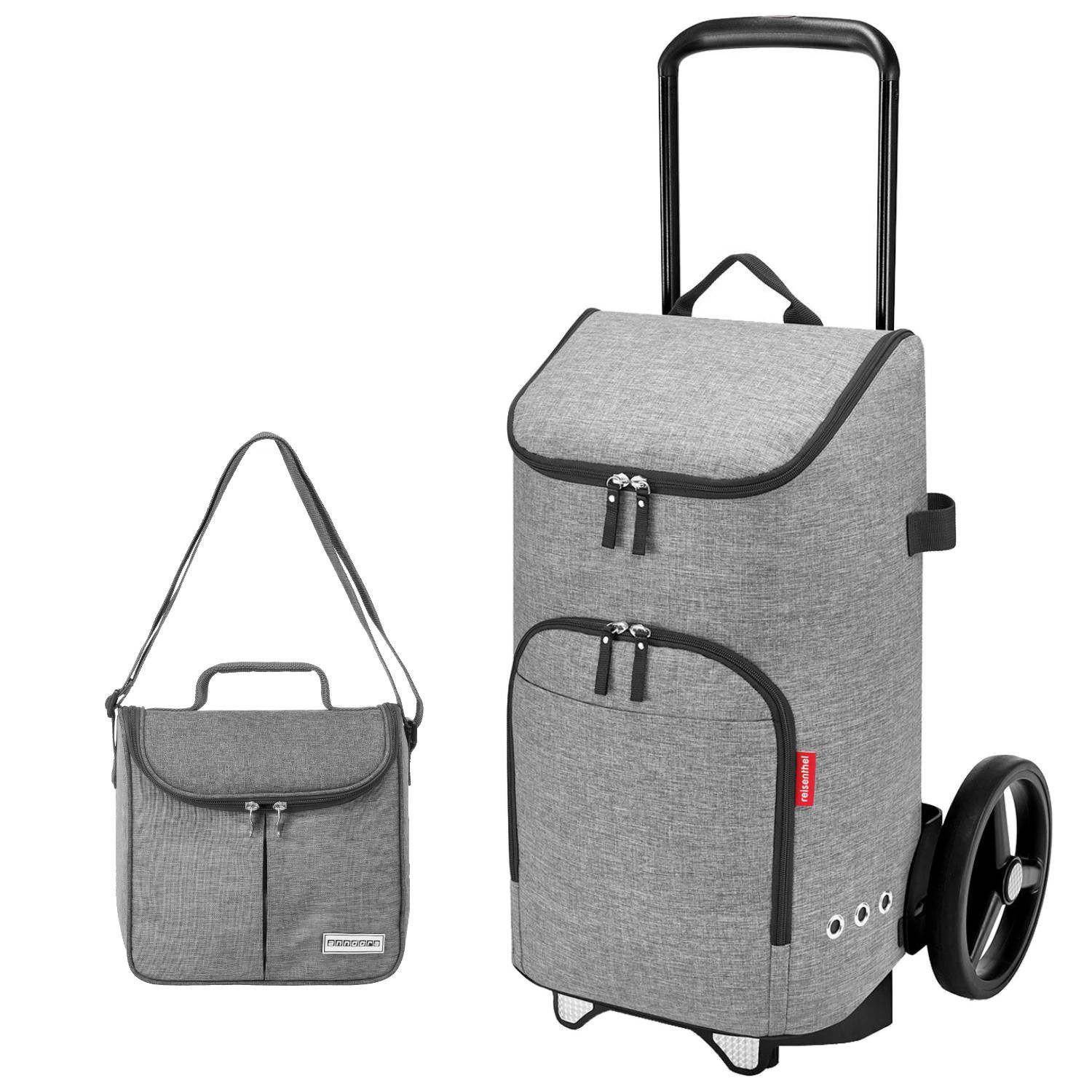 REISENTHEL® Einkaufstrolley citycruiser rack + citycruiser bag + anndora Kühltasche