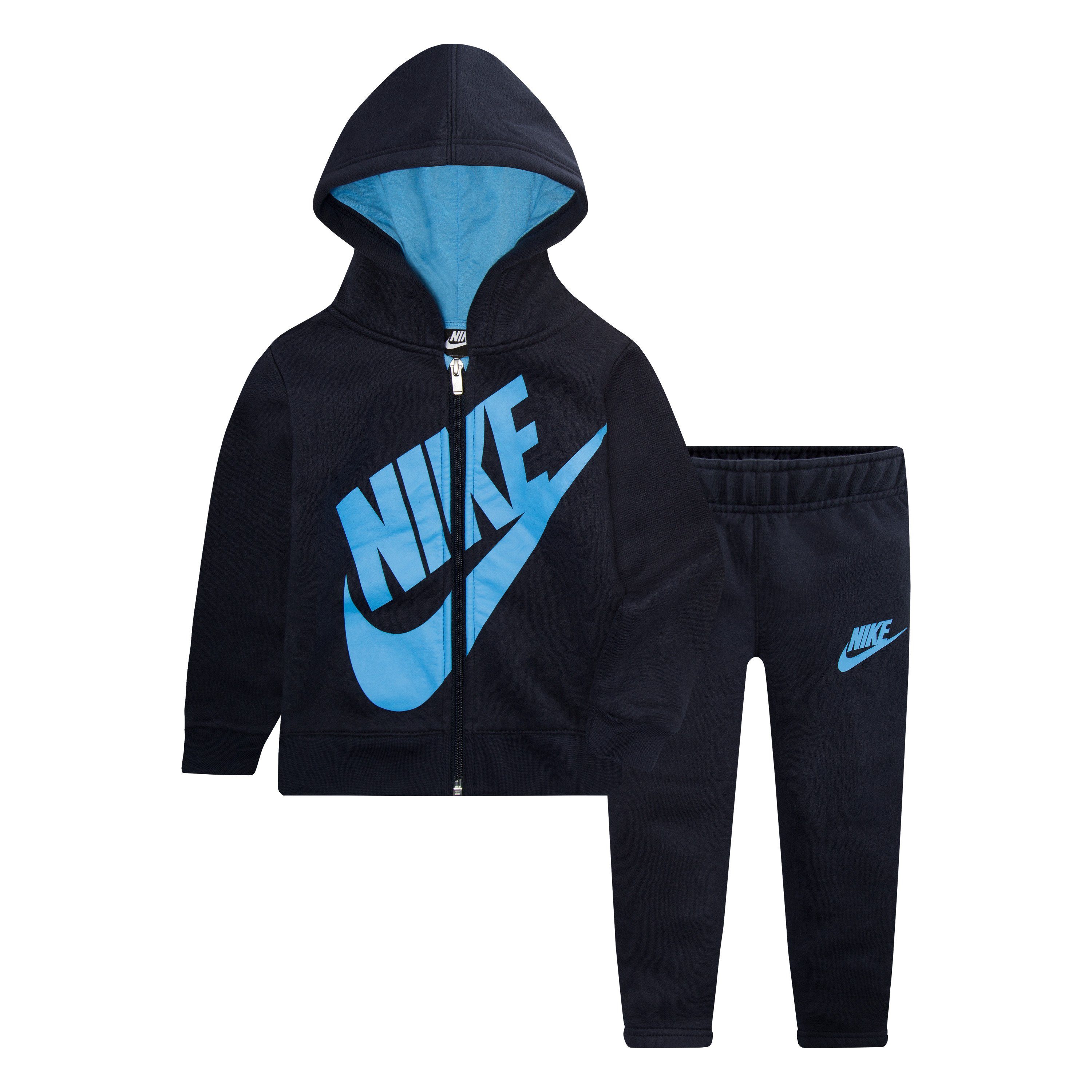 Nike Sportswear NKB SE FUTURA Jogginganzug marine-blau FLEECE SUEDED JOGG