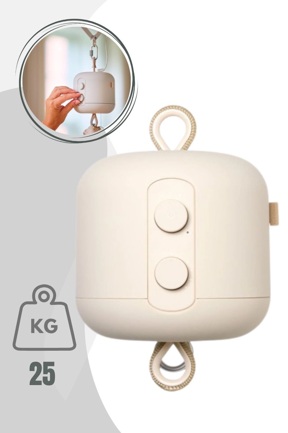 Membantu Babyschaukel Federwiegenmotor LeeLoo02 mit App-Funktion