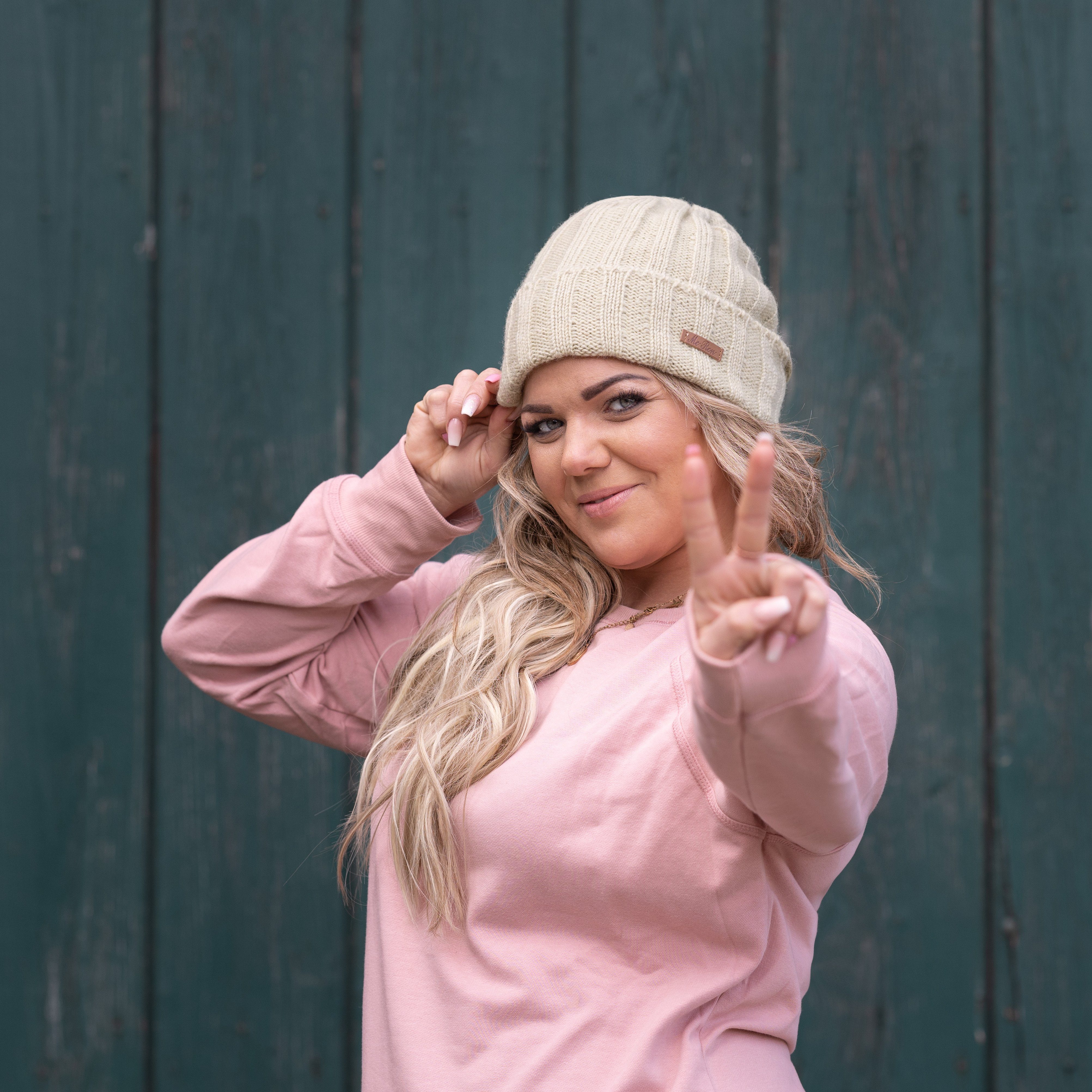 McRon Strickmütze Wollmütze Modell Limone Umschlag günstig online kaufen