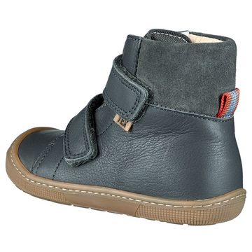 Koel4kids Koel4kids Emil Stiefel Barfußschuh mit Wolle wasserdicht in Grau Schnürstiefelette