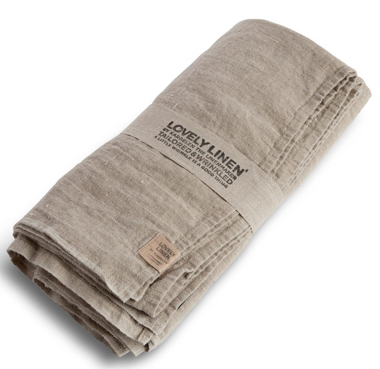 Lovely Linen Tischdecke Lovely Tischdecke Leinen nat. beige 145 x 300 cm, LOVELY 145X300 NATURAL BEIGE L38xB21,5xH7CM
