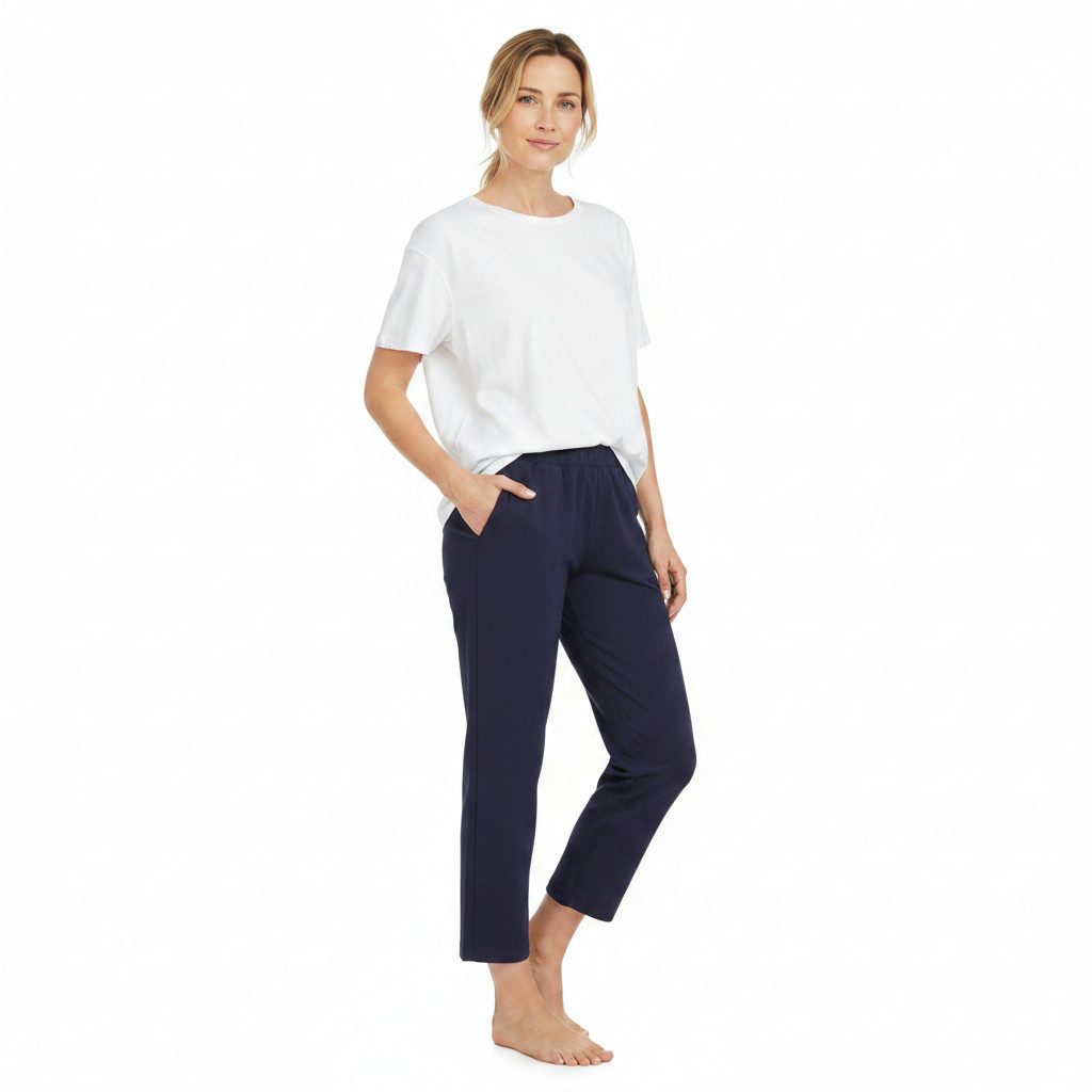 Ringella Loungepants Damen 7/8 Loungehose mit Seitentaschen