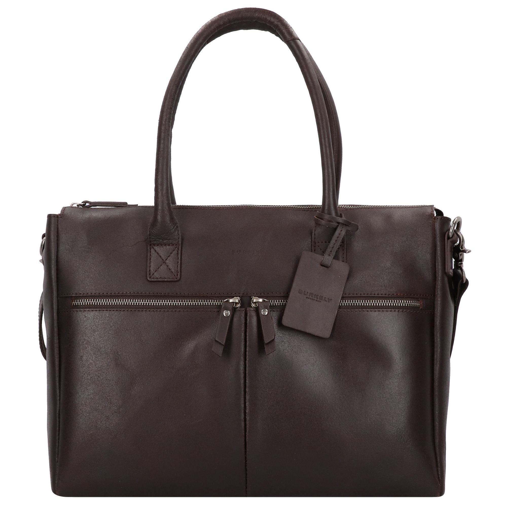 Burkely Schultertasche Vintage, Leder