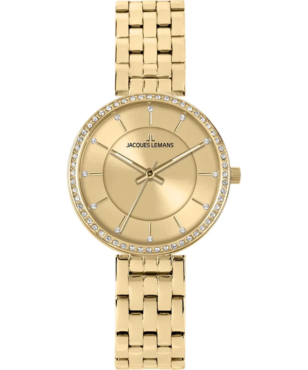 Jacques Lemans Quarzuhr Milano Goldfarben