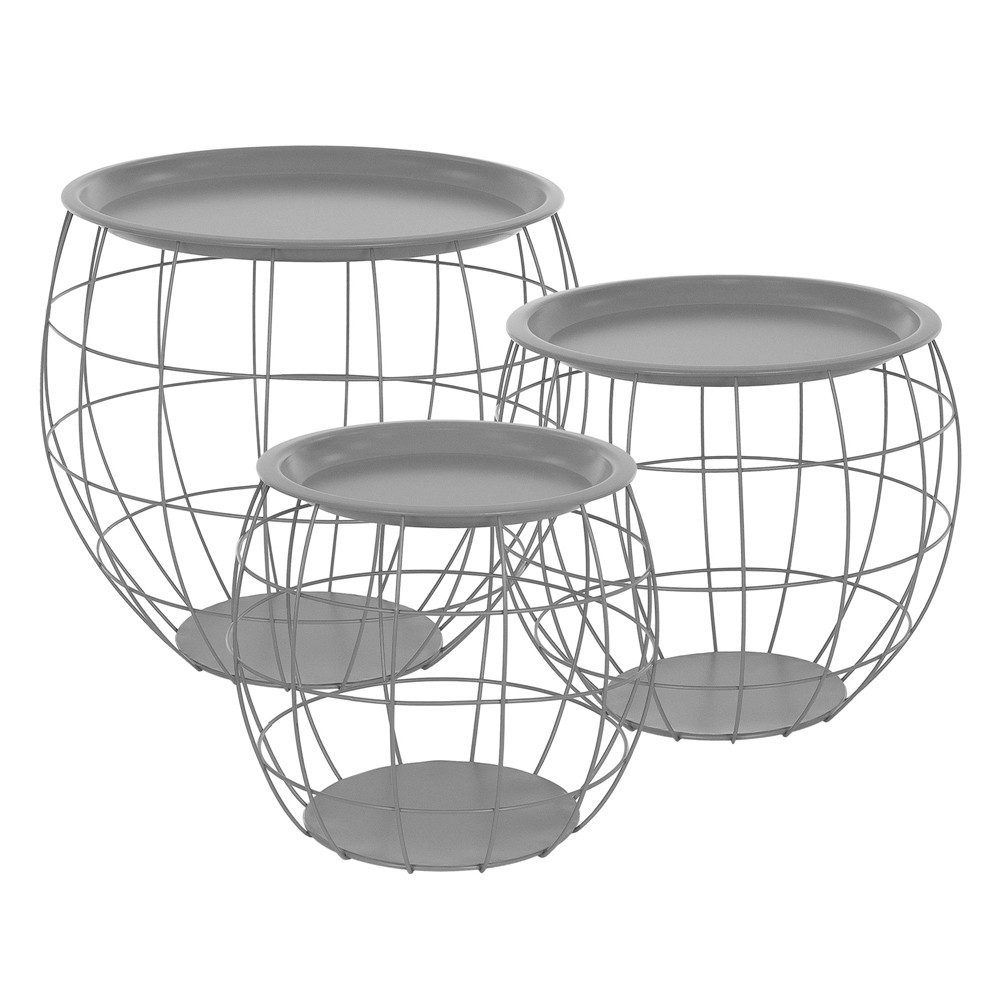ML-DESIGN Beistelltisch Sofatische aus Metall rund günstig online kaufen