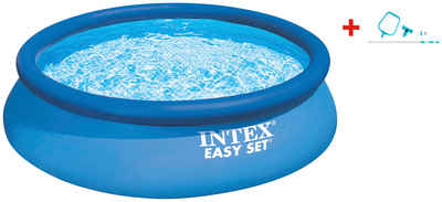 Intex Rundpool »EasyPool« 396x84 cm (Set), inkl. hochwertigem Intex Pool-Reinigungsset