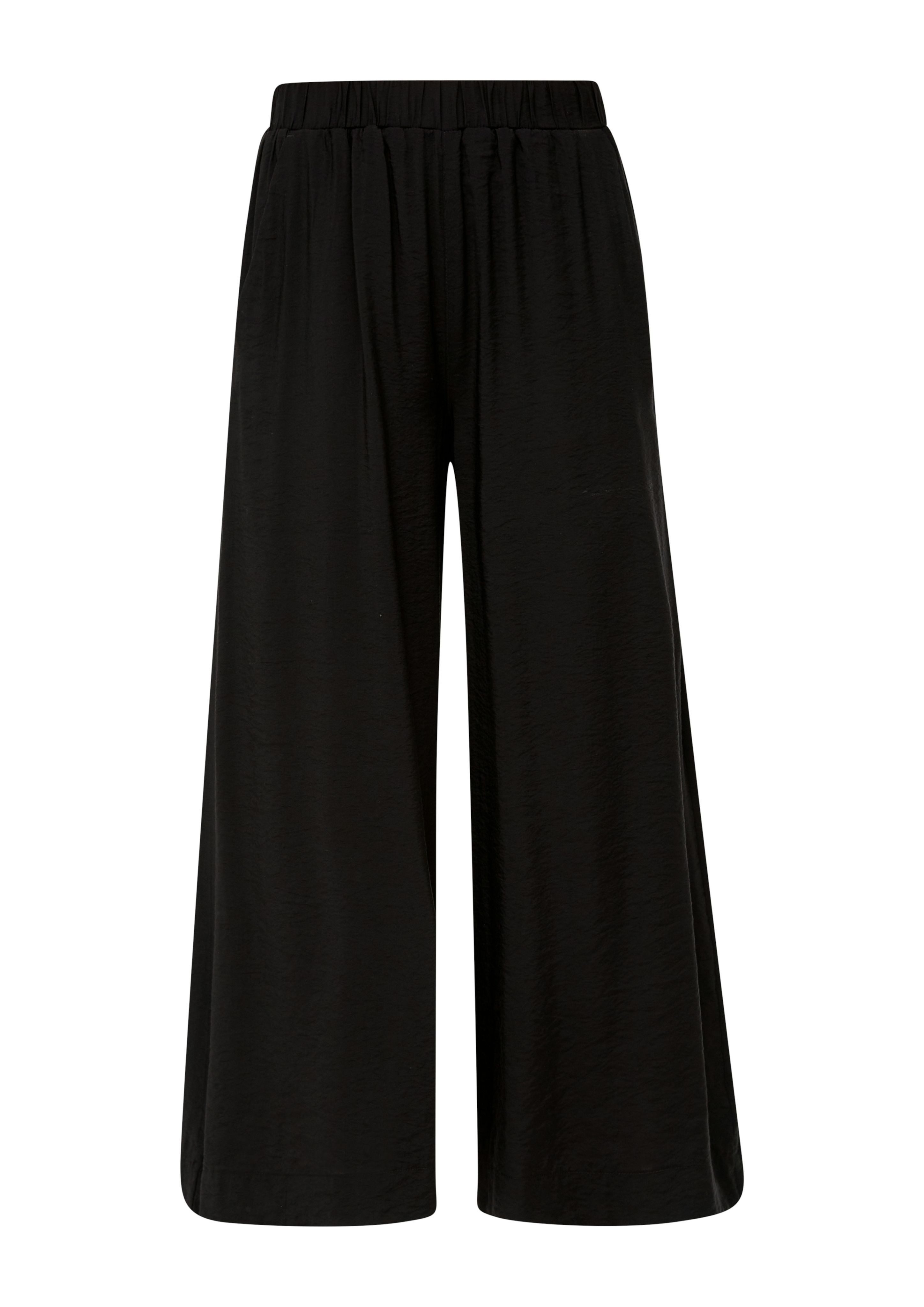 s.Oliver Culotte - weite Stoffhose - Viskosehose