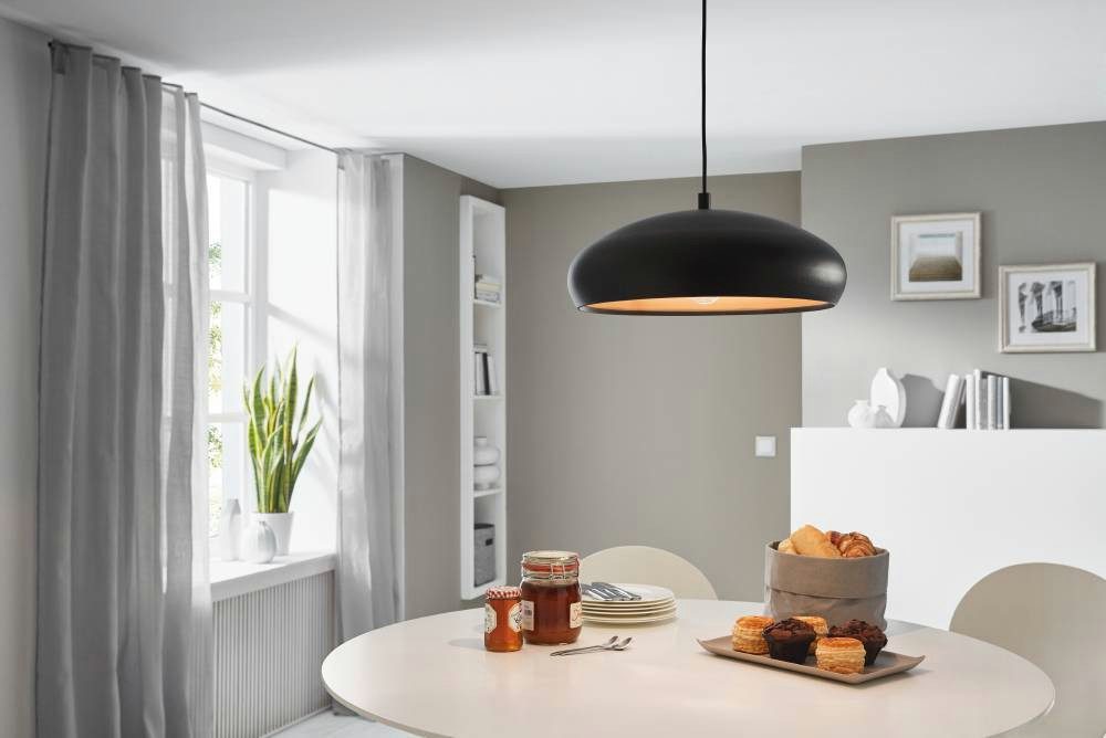 EGLO Hängeleuchte MOGANO 1, ohne Leuchtmittel, Hängelampe Vintage aus Stahl, Kupfer, Esstischlampe, E27