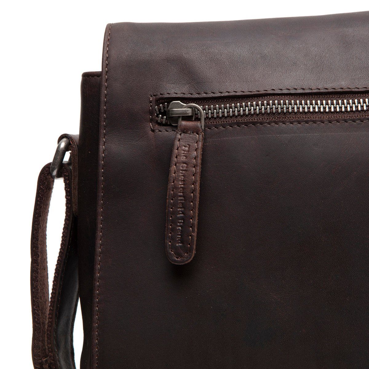 The Chesterfield Brand Umhängetasche Wax Pull-up Leder Jagdttasche 4,2 Liter Rubio, wasserabweisend