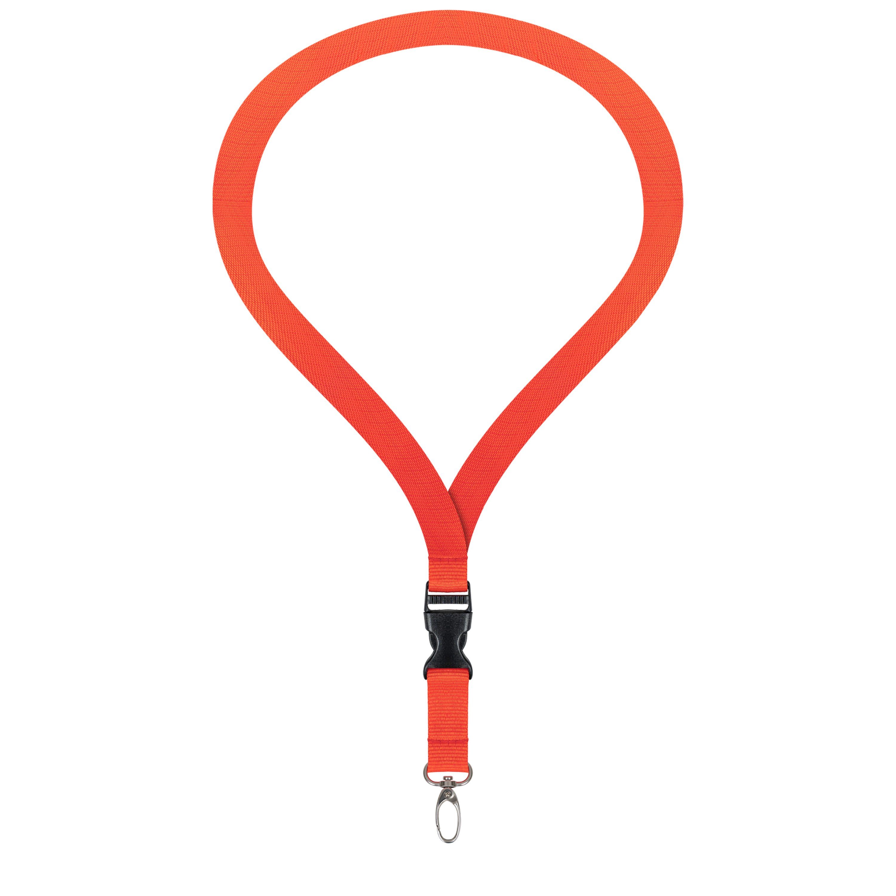 WEBBOMB Schlüsselanhänger 3x Lanyard unbedruckt Schlüsselbänder Schlüsselband Umhängeband 20 mm