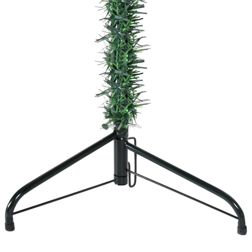 Weihnachtsbaum Grün 120 cm Künstlicher Halb-Weihnachtsbaum Schlank Künstlicher vidaXL Ständer mit