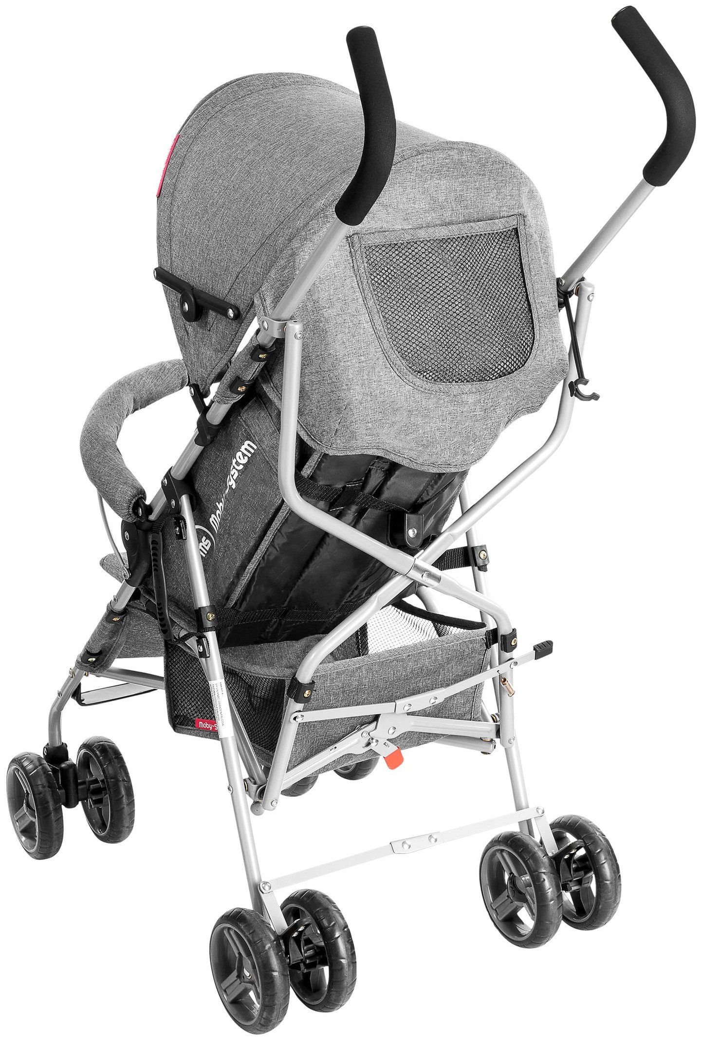 Moby-System Kinder-Buggy Moby-System Barton Buggy Kinderwagen Reisebuggy Grau, FOLDABLE LOCKER STROLLER