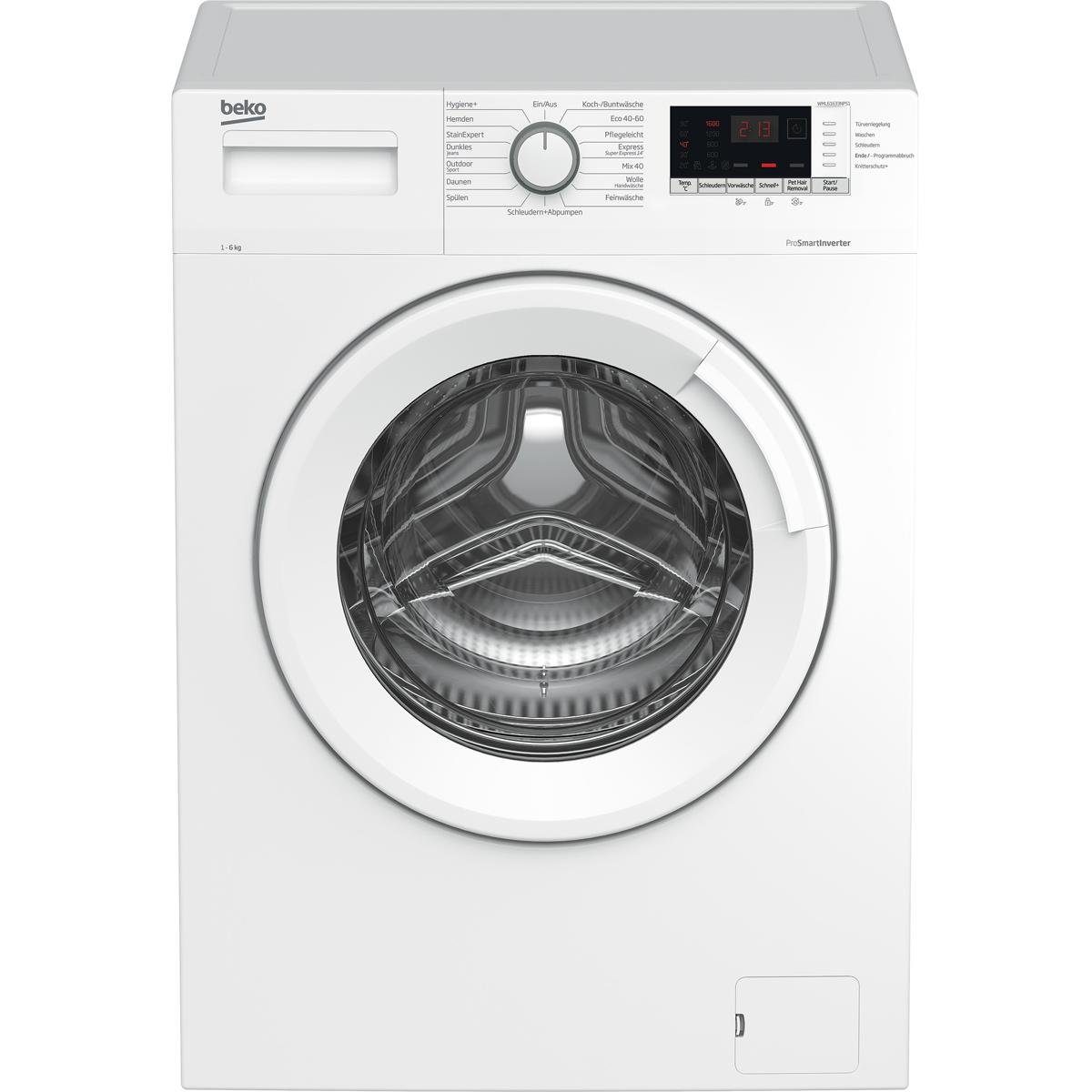 1600 WML61633NPS1, Waschmaschine U/min BEKO