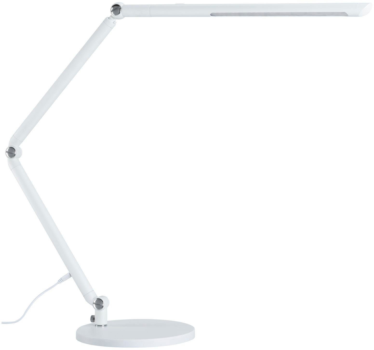 Schreibtischlampe Paulmann 230V, LED fest Warmweiß integriert, Tageslichtweiß, FlexBar 3-step-dimmbar LED
