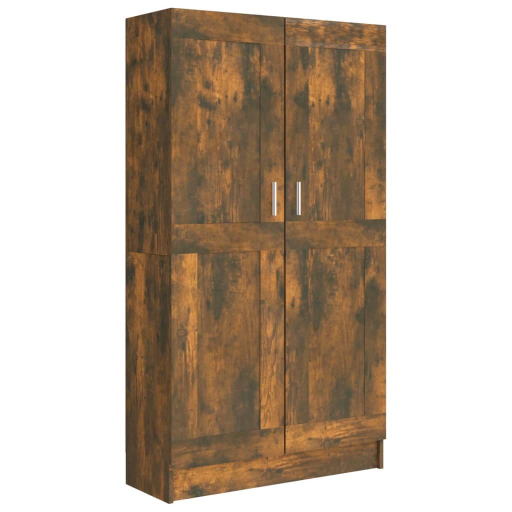 vidaXL Kleiderschrank Kleiderschrank Räuchereiche 82,5x30,5x150 cm Spanplatte