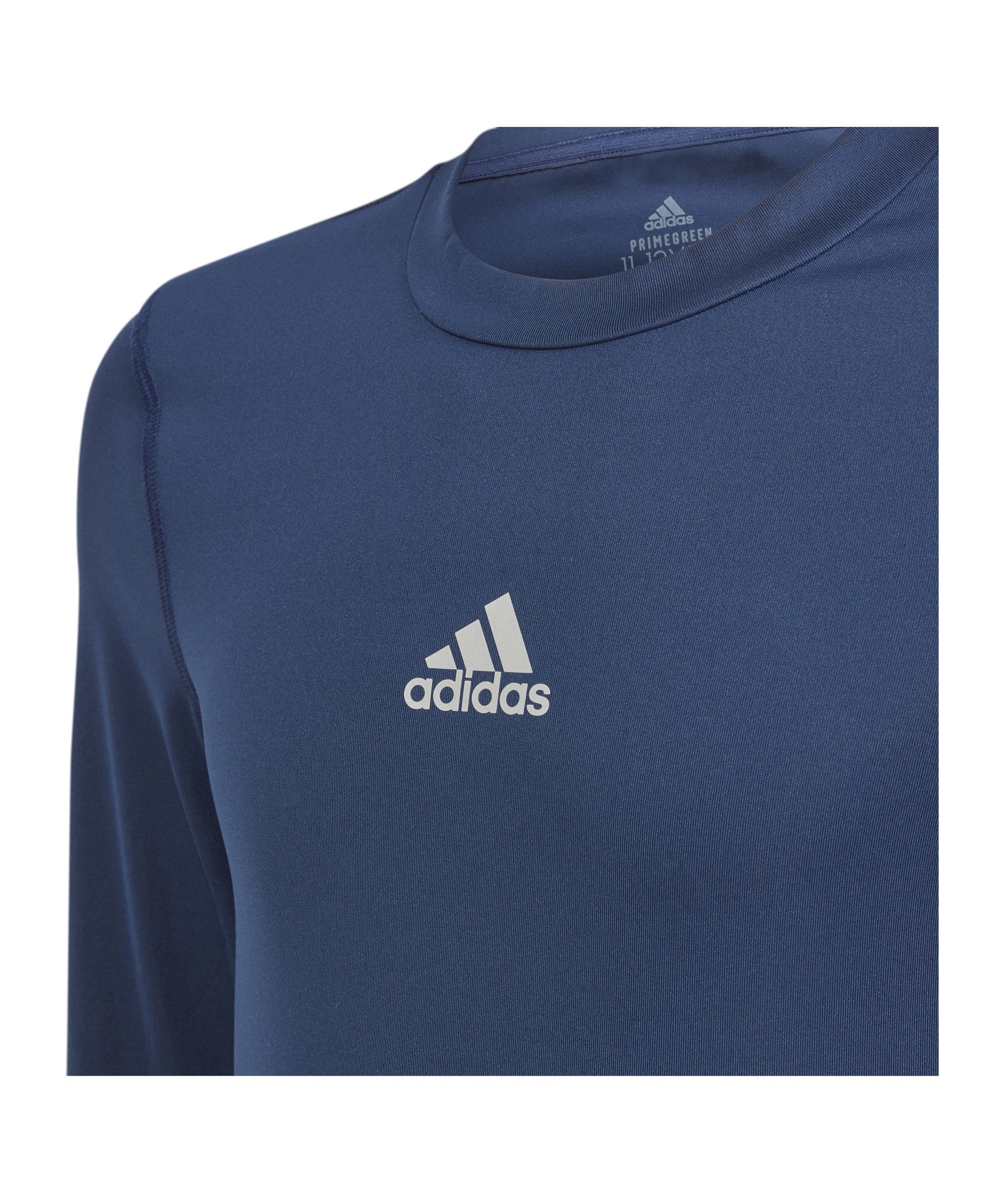 adidas Performance Kids Sweatshirt Techfit Sweatshirt blauweiss